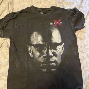 Black Malcolm X vintage Graphic Tee Men’s M